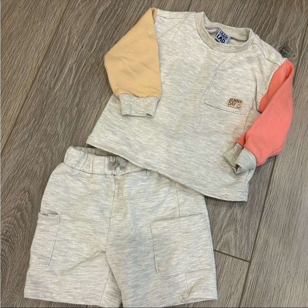Little Lad Shirt and Shorts Set
